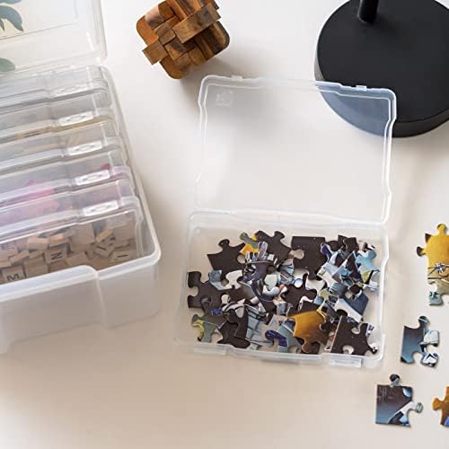IRIS USA Photo Storage Box |Made in USA| 6 Cases - Clear - Image 6