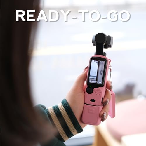 Silicone Case for DJI Osmo Pocket 3/Xtra Muse, Rose - Image 3