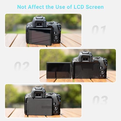 JJC 2-Pack EF Eyecup Eyepiece Eye Cup for Canon EOS Rebel T6 T7 T5 T8i T7i - Image 4
