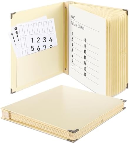 Marspark Important Document Organizer with Elastic Closure,Yellow by Marspark