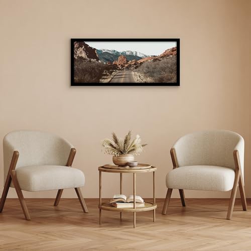 Americanflat 16x40 Poster Frame - Engineered Wood - Black - Image 5