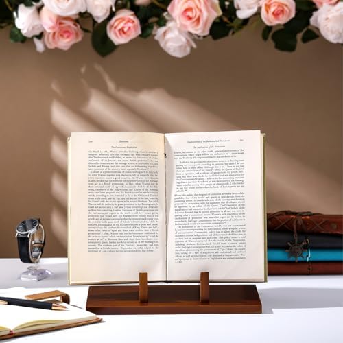 RattanView 1 Pcs Wood Plate Stand for Display 9 Inch Plate Holder Display Frame Picture Photo Card Tabletop Decorative Stand - Image 4