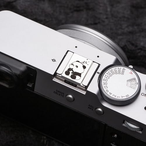 Camera Metal Hot Shoe Cover Protector Cap for Z7/Z9/Z8/Z30/Z50 for FUJIFILM X100VI X100V X-M5 X-E5 X-Half XT5 (Panda in The Wind) - Image 7