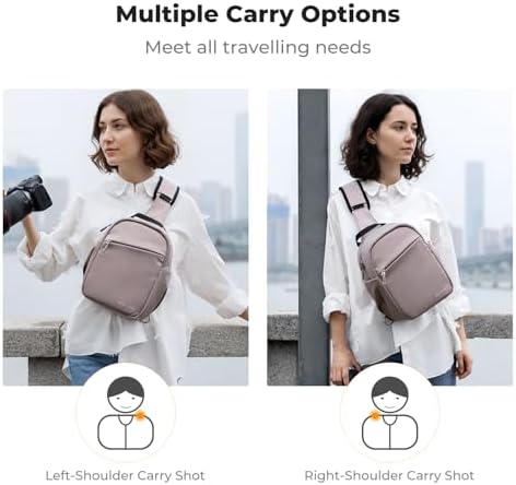 K&F CONCEPT Camera Sling Bag, Compact Crossbody Bag for DSLR Mirrorless - Image 6