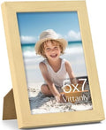 Vittanly 5x7 Picture Frame Made of Solid Wood for Wall or Tabletop, Natural by Vittanly