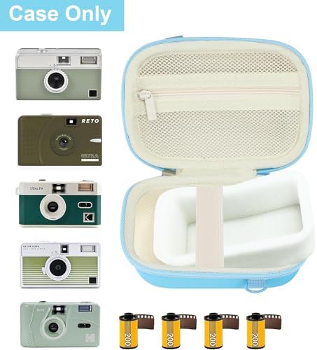 Leayjeen Hard EVA Case for KODAK EKTAR H35 H35N Film Camera - Blue - Image 2