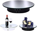 JAYEGT Motorized Rotating Display Stand, 7.87inch /17.6lbs Load, 360 Degree Electric Rotating Turntable for Photography Products, Jewelry, Cake,3D Model , Mirror Cover (Black/Button Control) by JAYEGT