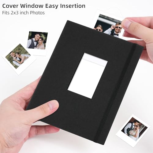 Vienrose Mini Polaroid Photo Album 208 Photos 2x3 Inch Black 1 PACK - Image 5