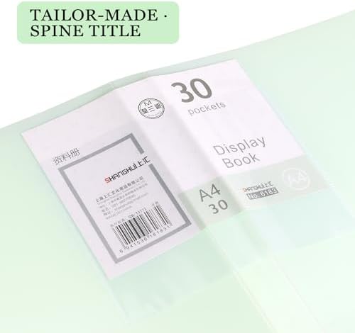Tamaki Binder with Plastic Sleeves for A4 Size, 30 Pocket, 1 Pack, Green - Image 4