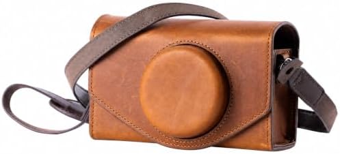 SmallRig Leather Case Bag for FUJIFILM X-E5 / X100VI, for Ricoh GR IV/GR III, Carrying Case with Magnetic Closure, Protective Pouch, Compact Storage Bag, Crossbody Bag, Shoulder Strap, Brown-5986 by SmallRig