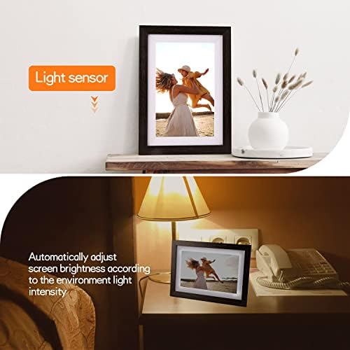 Ciowain 10.1" WiFi Digital Picture Frame, Smart Cloud, Frameo App - Image 5