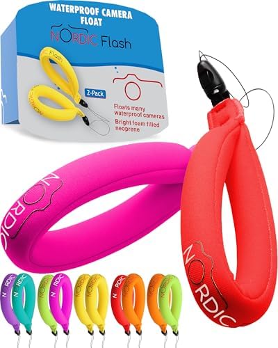 Nordic Flash Floating Camera Wrist Strap 2-Pack, Underwater & Waterproof by NordicFlash