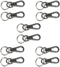 Foto&Tech Small Quick Release Adapter Clip for Camera with Round Lugs for Camera Strap, 33lb Breaking Force (5 Set, Gray) by FOTO%26TECH