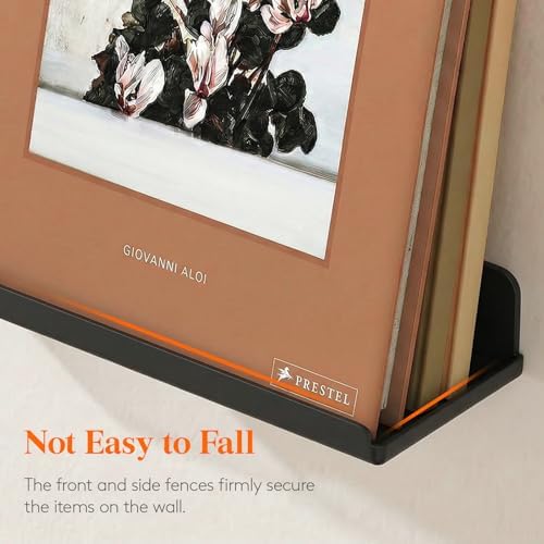 Lifewit Acrylic Floating Shelves for Wall 14" Black, 10 Pack - Image 4