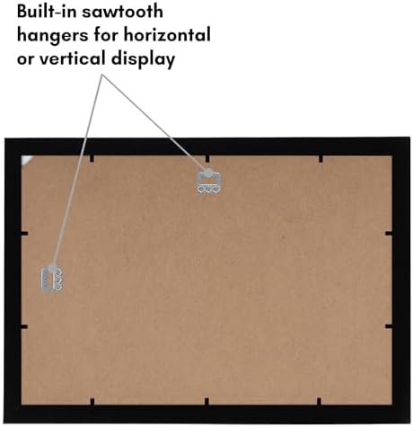 Americanflat 17x11 Picture Frame - Engineered Wood - Black - Image 6