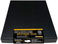 Lineco Museum Archival Storage Box, Drop Front, 11.75x15.25x1.5 in, Black by Lineco