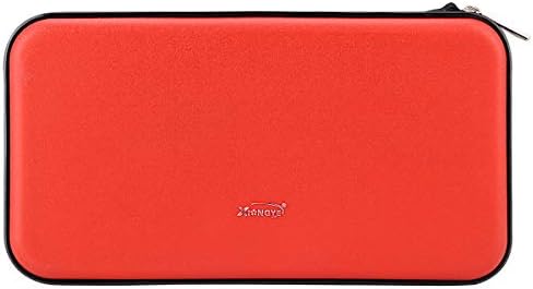CD DVD Case, 72 Capacity Heavy Duty Wallet, DVD CD Case Holder for Car, Hard Shell Sturdy case, CD Disk Holder, DVD disc Binder, Booklet, Protective Blu-ray Wallet (72 Capacity,Red) - Image 5