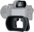 JJC KIWIFOTOS Ergonomic Long Camera Eyecup for Nikkor Z5 Z6 Z7 Z6II Z7II, Eye Cup Eye Piece viewfinder Replace DK-29 Eyecup, Soft Silicone, 50 * 33 * 21mm, Compatible with Nikon Z6 II Z7 II Z6 Z7 Z5 by Fotasy