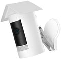 HOLACA Water-Proof Silicone Cover Protective Case for Ring Stick Up Cam Battery HD Security Camera(3rd Generation) - Anti-Scratch Protective Cover for Full Protection (White) by HOLACA
