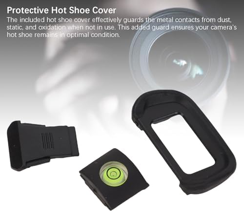 VBESTLIFE Camera Eyecup for R10, 3 in 1 Camera Viewfinder Eyecup Bubble Level Hot Shoe Cap for R, Fit for R10 Mirrorless - Image 5