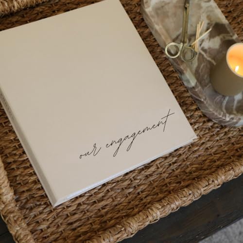 Engagement Photo Album Book 400 4x6 Photos Linen Keepsake Journal Binder - Image 6