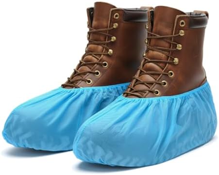 X-Large Disposable Boot Covers Non Slip Clean Home Shoe Covers by QIANSOU