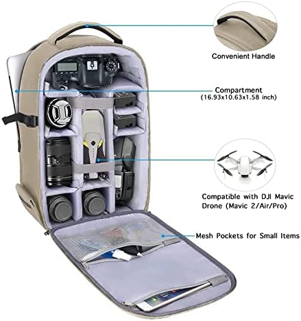 MOSISO Camera Backpack, DSLR/SLR/Mirrorless Photography Camera Bag - Image 2