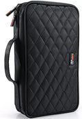 CCidea CD DVD Case Holder, Portable Disc Storage Wallet Binder, Multiple Capacity CD Organizer for Car Home Travel, Anti-Scratch Blu-Ray Game Disc Storage (96-Black) by CCidea