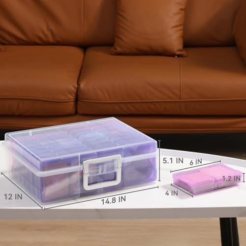 novelinks Photo Storage Boxes with Handle, Photo Organizers and Storage - Image 2