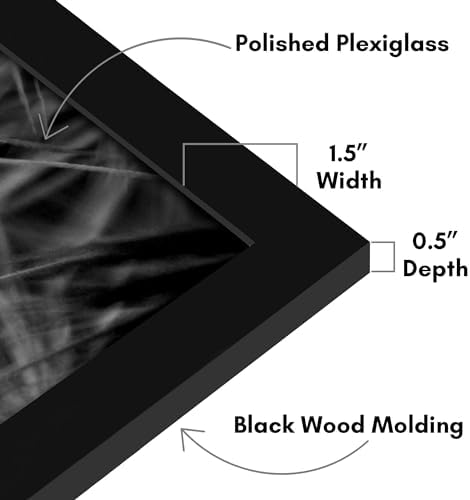 Americanflat 27x39 Poster Frame - Engineered Wood - Black - Image 3