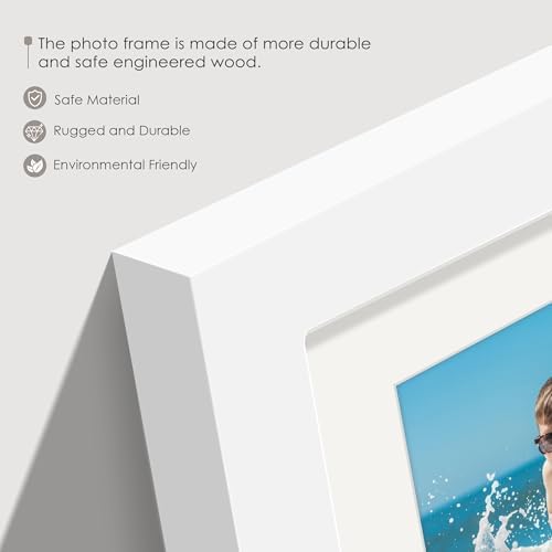 DUENPY 5x7 Collage Frame Holds 5 4x6 Photos White - Image 5
