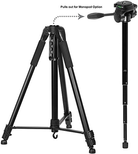 Ravelli APLT6M 72" Light Weight Aluminum Tripod/Monopod, with Carrying Bag and Universal Smartphone Mount Adapter - Image 5
