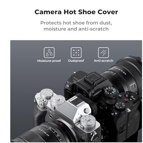 K&F Concept Hot Shoe Cover, 6-Pack Universal Camera Hot Shoes Cap for Canon Nikon Sony DSLR, SLR, Mirrorless Camera, ABS Hot Shoe Protector - Image 2