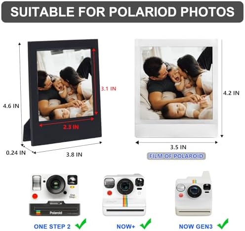 CAIYOULE Picture Frame for Polaroid Now/I-Type/Flip Instant Film Photo - Image 2