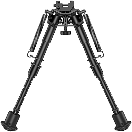 CVLIFE 6-9 Inches Bipod Adjustable Spring Return with Picatinny Adapter - Image 2