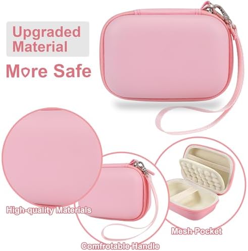 Leayjeen Small Camera Case for Canon PowerShot ELPH/IXUS - Pink - Image 5