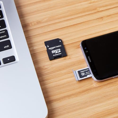 Amazon Basics microSDXC Memory Card with Full Size Adapter, A2, U3, Read Speed up to 100 MB/s, 512GB, Black - Image 6