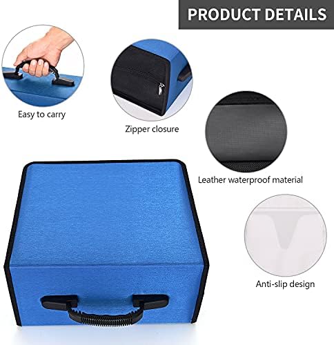 alavisxf xx CD Case, 432 Capacity Nylon Heavy Duty Organizer Wallet for Car - Image 2
