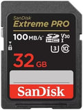 SANDISK 32GB Extreme PRO SDHC UHS-I Memory Card - C10, U3, V30, 4K UHD, SD Card - SDSDXXO-032G-GN4IN by Unknown