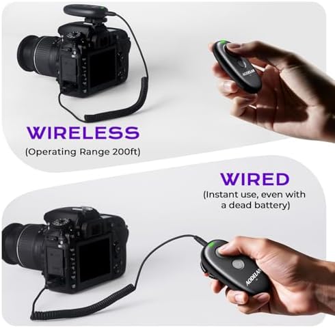 AODELAN for Panasonic Camera Rechargeable Remote Shutter Release - Image 5