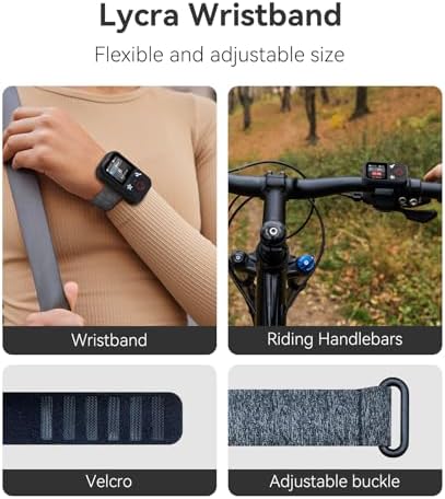 TELESIN T13 Waterproof Wireless Remote Control for GoPro | Color LCD Dispaly, Smart Controller with Wrist Strap Compatible with Go Pro 13 12 11 10 9 8 Black Max Mini Action Camera Accessories - Image 4