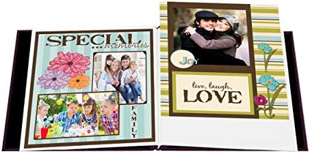 Pioneer Fabric Frame Post Bound Album 12"X12" - Sweet Plum - Image 3