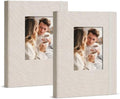 5x7 Photo Album 2 Pack 26 Pockets Fabric Beige by Remowith