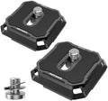 NEEWER 2 Pack Quick Release Plate Kit, 38mm QR Camera Mounting Adapter by Neewer