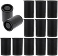 50/60/70 Pcs Black Film Canister Storage Case Bulk Plastic Holder with Caps for 35mm Photography for Film,Keys,Art Beads Storage(50pcs) by Unknown
