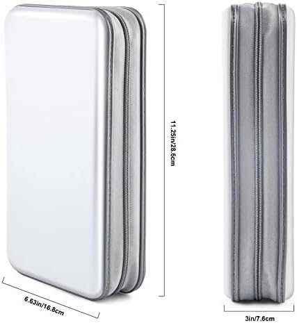 96‑Capacity Hard Plastic CD/DVD Binder for Car, Home & Travel - Image 6