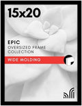 Americanflat 15x20 Poster Frame - Engineered Wood - Black by Americanflat