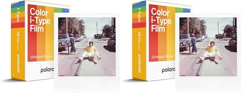 Polaroid Color Film for I-Type Double Pack, 16 Color Instant Photos (6009) (Pack of 2) by Polaroid