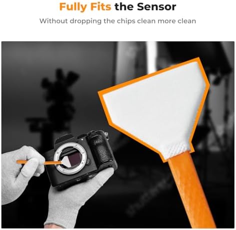 K&F CONCEPT 6 Pack Full-Frame Sensors Cleaning Swabs, Camera Clean - Image 3