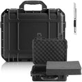 Relaxweex 8.5 x 6.5 x 3.7 Inch Waterproof Hard Case, Black, Grid Shell by Relaxweex